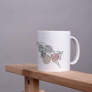 FUCHS Kaffeetasse  - Panorama Tasse Weiß