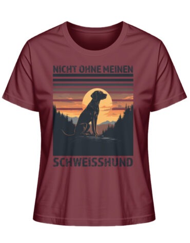 Nicht ohne meinen Schweißhund // Bio Damen Shirt - Damen Premium Organic T-Shirt 2.0 ST/ST-6883