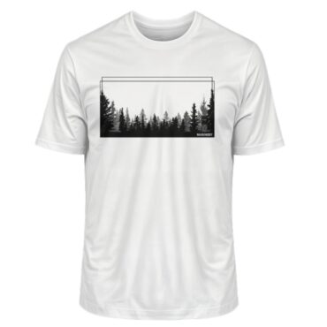 Waldlandschaft & Hochstand // Bio Herren Shirt - Herren Premium Organic Shirt 2.0.ST/ST-7218