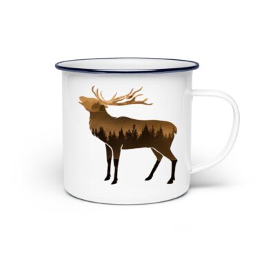 Hirsch Emaille Tasse - Emaille Tasse-3