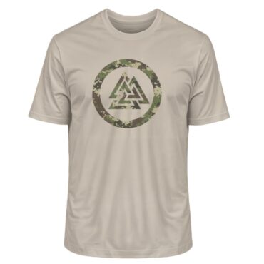 Valknut Camo // Bio Herren Shirt - Herren Premium Organic Shirt 2.0.ST/ST-7159