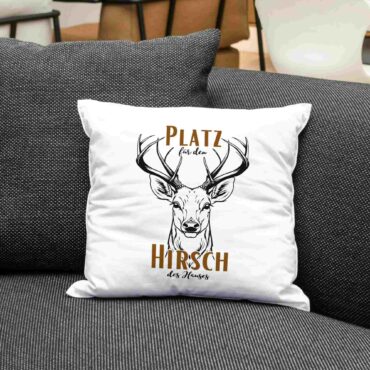 Platz für den Hirsch des Hauses // PLATZHIRSCH // Kissen