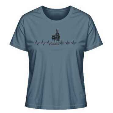 Born2Hunt Herzschlag // Bio Damen Shirt - Damen Premium Organic T-Shirt 2.0 ST/ST-6895