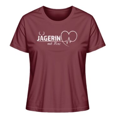 Jägerin mit Herz // Bio Damen Shirt - Damen Premium Organic T-Shirt 2.0 ST/ST-6883