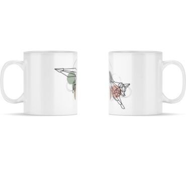 FUCHS Kaffeetasse - Panorama Tasse Weiß-3