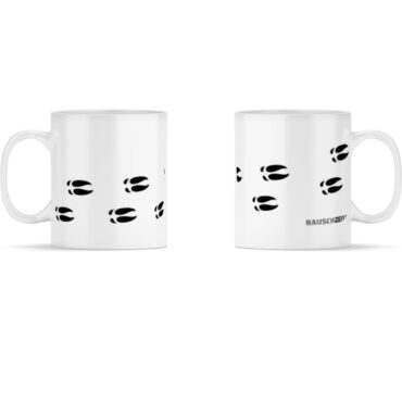 Trittsiegel - Panorama Tasse Weiß-3