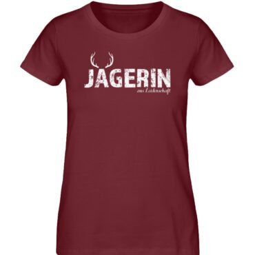 Jägerin aus Leidenschaft // Bio Damen Shirt - Damen Premium Organic Shirt-6883
