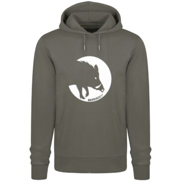 RAUSCHZEIT® Keiler Silhouette // Bio Unisex Hoodie - Unisex Premium Organic Hoodie 2.0 ST/ST-7151