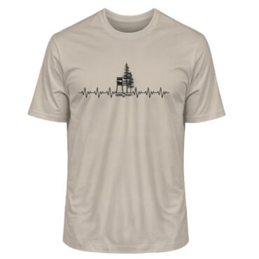 Born2Hunt // Herzschlag // Bio Herren Shirt - Herren Premium Organic Shirt 2.0.ST/ST-7159