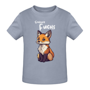 Schlauer Fuchs // Bio Baby Shirt - Baby Organic T-Shirt ST/ST-7164