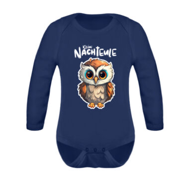 Kleine Nachteule 2.0 // Baby Strampler (Langarm) - Baby Body Langarm-7059