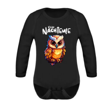 Kleine Nachteule // Baby Strampler (Langarm) - Baby Body Langarm-16