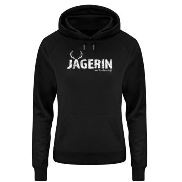 Jägerin aus Leidenschaft // Bio Damen Hoodie - Damen Organic Hoodie ST/ST-16