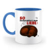 So buchstabiert man Liebe // - Zweifarbige Tasse-5739