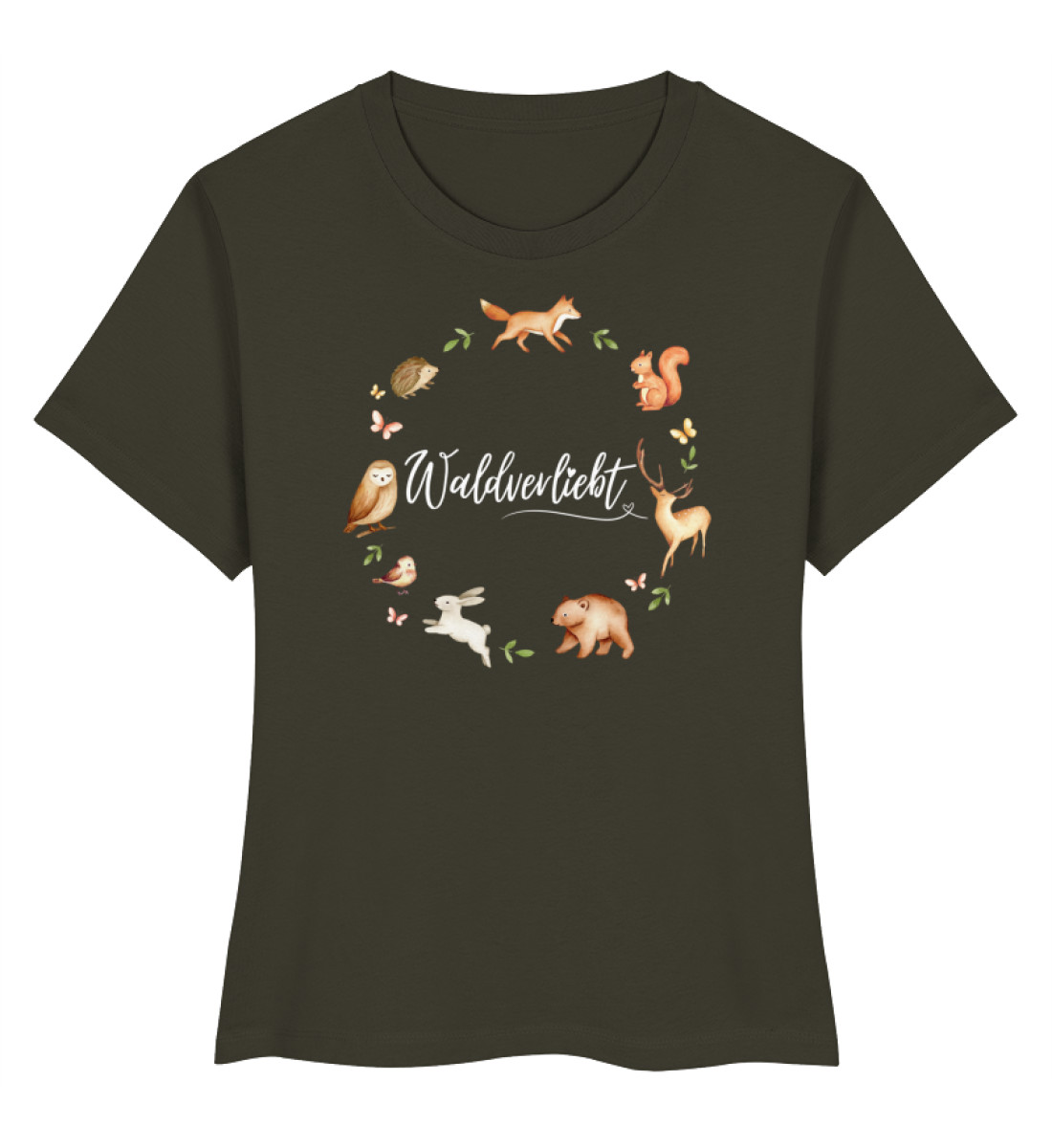 Waldverliebt // Bio Damen Shirt - Damen Premium Organic T-Shirt 2.0 ST/ST-7151