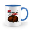 So buchstabiert man Liebe // - Zweifarbige Tasse-5739