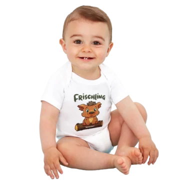 Baby Body „Frischling“ // Wildschwein Babybody // Geschenk zur Geburt